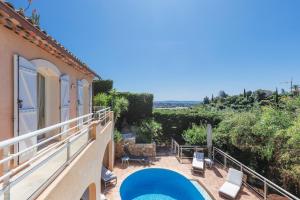 Villas Villa familiale a louer avec piscine vue mer – 4 chambres, Mandelieu proche Cannes : photos des chambres