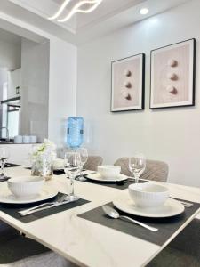 luxurious three bedroom apartment with heated swimming pool fully equipped gym ample parking space and relaxing rooftop with amazing city views