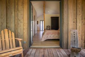 Maisons de vacances Maison bois chic et cozy pour deux : photos des chambres