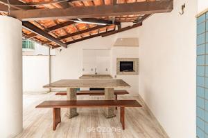 Apt 3Q c Churrasqueira a 80m da Praia ERV0101