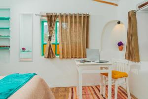 Casita en Ollantaytambo con vista a las montañas