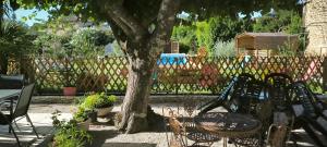 B&B / Chambres d'hotes Au Nid de MesAnges : Chambre Double - Vue sur Jardin