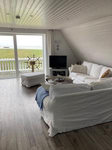 Meerblick - Ferienwohnung mit Blick über den Deich