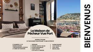 MAISON DE PECHEUR Vue Port - Commerces aux pieds - 1 à 5 Pers