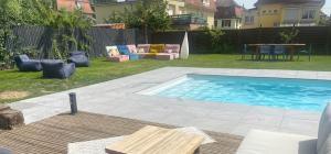 Maisons de vacances Maison familiale avec piscine privative : Maison 2 Chambres