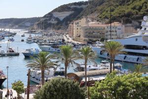 Le Nathalia - T3 4 étoiles, vue port de Bonifacio