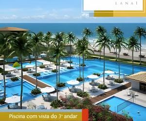 Luxo Beach Park-MANDARA-4 Quartos ARTV-"Pé na Areia" By HousingCeara