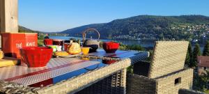 Appartement cosy - grande terrasse pleine vue lac