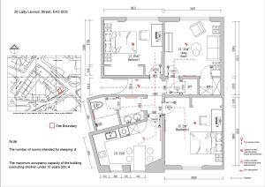 Spacious boutique two-bedroom apartment next to the castle