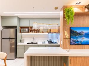 Apartamento de luxo em frente Arena MRV