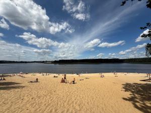 Family & Business Sauna Apartments No13 Leśny nad Zalewem Cedzyna Unikat -3 Bedroom with Private Sauna, Bath with Hydromassage, Terrace, Garage, Catering Options