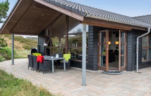Beach Front Home In Henne With Sauna