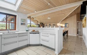 Beach Front Home In Henne With Sauna