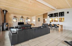 Beach Front Home In Henne With Sauna
