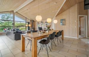 Beach Front Home In Henne With Sauna