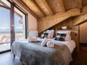 Appartements Superbe T4 a Plagne Montalbert avec Cheminee, WIFI, Parking & Terrasse - FR-1-755-28 : photos des chambres