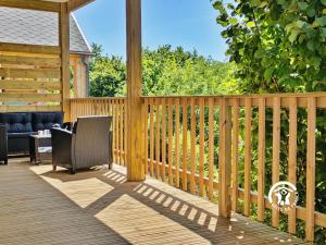 Maisons de vacances Chalet 26 Le Berthevin, Camping de Coupeau, 4 personnes : photos des chambres