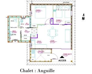 Maisons de vacances Chalet l-Anguillle : photos des chambres