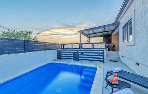 Beautiful Home In Pridraga With Private Swimming Pool, Can Be Inside Or Outside