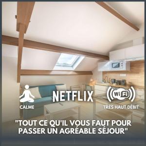 Appartements CHRISST REDEMPTEUR - Self Checkin Automatique - Netflix - 15 min Giverny : Appartement 2 Chambres