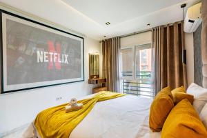 Luxury CINÉMA-BEDROOM AK04 Guéliz-TopCenter