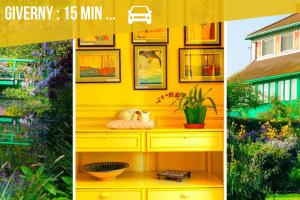 Appartements CHICHEN ITZA - Self Checkin Automatique - Netflix - 15 min Giverny : photos des chambres