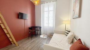 Appartements Proche Palais Des Festivals, T2 avec Mezzanine - Palmazur Vacances : photos des chambres