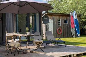 Pommernhaus Bay Cabin, Kamin, SUPs