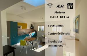 Maisons de vacances 110 - T2 Casa Bella - Perols - Wifi - Clim : photos des chambres