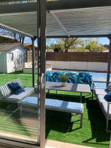 Maisons de vacances Maison piscine 4 ch Carcans Medoc Bassin Arcachon : photos des chambres