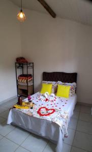 Casa da Vovó na Pousada Sitio Pauletto - com Cozinha, Churrasqueira e Decoração