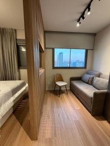 Studio com vista incrível – Pinheiros Faria Lima