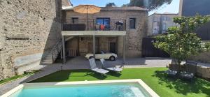 Maisons de vacances Les Gites de Monte Blanco Le Pressoir - 3 ch avec piscine : photos des chambres