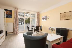 Villa Strandidyll Apartment 3, Balkon mit Meerblick