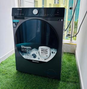 furnished two bedroom apartment with swimming pool, fully equipped gym, private parking space ,children playground and unbeatable scenic city views in kilimani