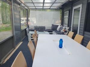 Mobile house by lake Saimaa