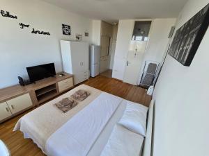 Studio apartment KIKI with a sea view, free WiFi, for 2 persons