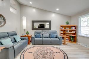 1 Mi to Beach Dog-Friendly Condo in Lake Mills!