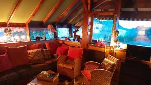 superbe chalet en montagne vue Lac Léman