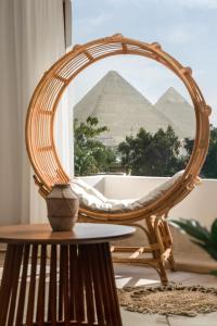 Ancient Bohemian Khan Memphis Oasis Pyramids view