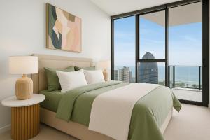 Starview Suite - Private Oceanview 2 Bedroom Apartment on the Star Residence Broadbeach, Free Carpark Included with your stay!