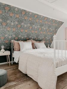 Cozy wooden house with wood stove in Småland