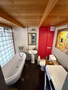 Artistic loft-style studio with Mezzanine