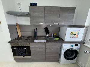 FeWo Elbo46 mit Balkon, Waschmaschine & Smart TV