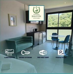 Appartements studio balcon, centre ville, parc expo, Arena : photos des chambres