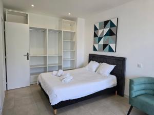 Appartements studio balcon, centre ville, parc expo, Arena : photos des chambres