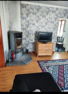 Large villa with fireplace North Sweden