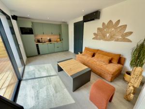 Maisons de vacances Maison des Chenes 64 - Spa Lodge : photos des chambres