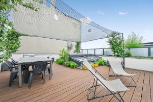 Appartements Le Nina - Duplex - Terrasse - 3 BDR - Proche Paris : photos des chambres