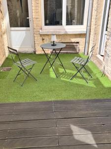 Joli appartement avec cour privée